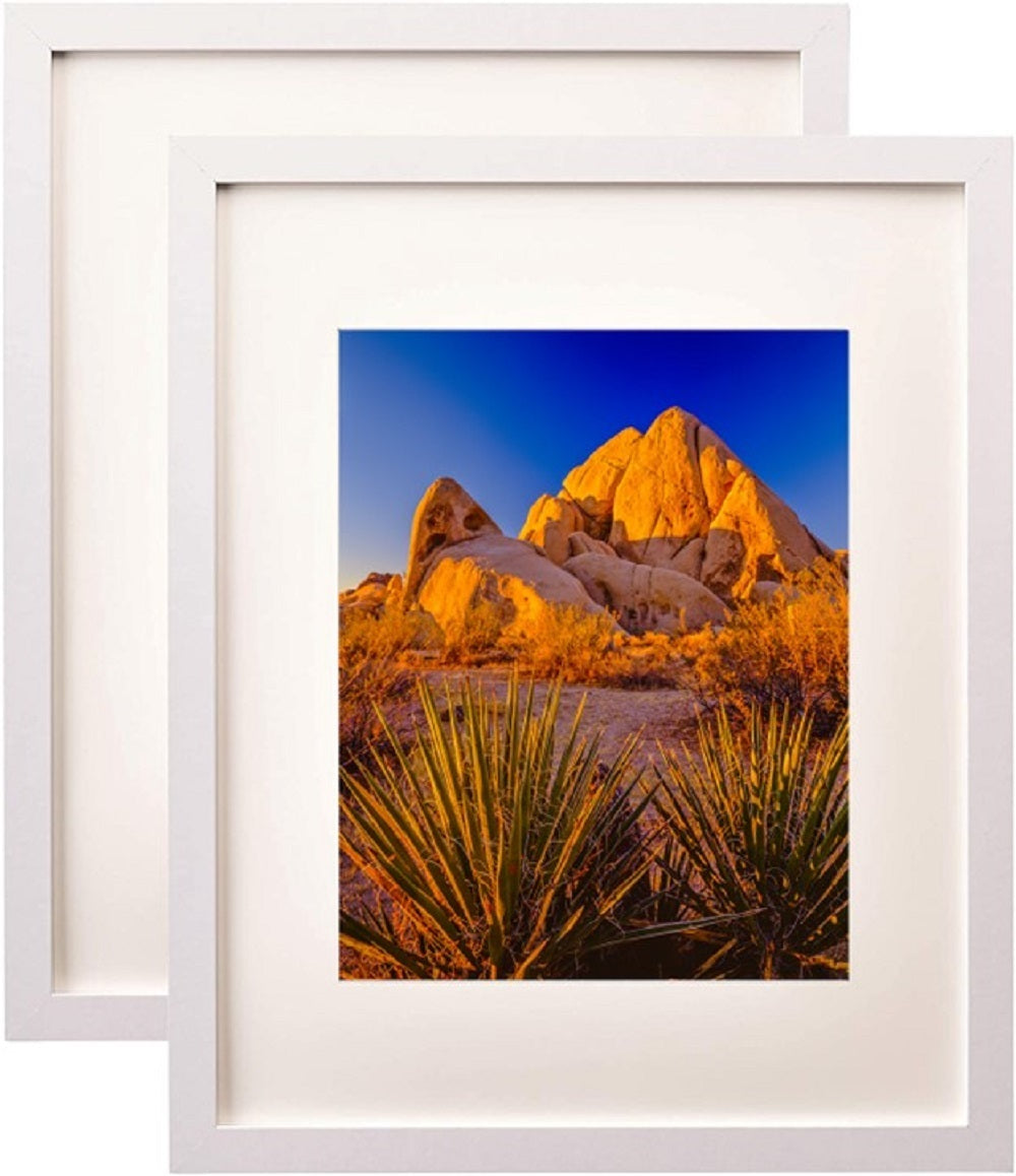 Picture Frame MDF WHITE  FRAME 16X20' Wall Mount Display, Pack of 2
