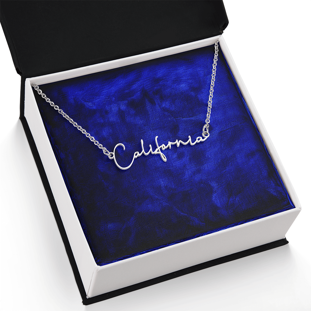 Custom Personalized Name Necklace – Signature Style Custom Name Necklace