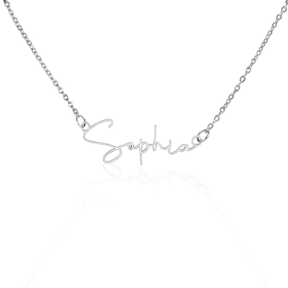 Custom Personalized Name Necklace – Signature Style Custom Name Necklace