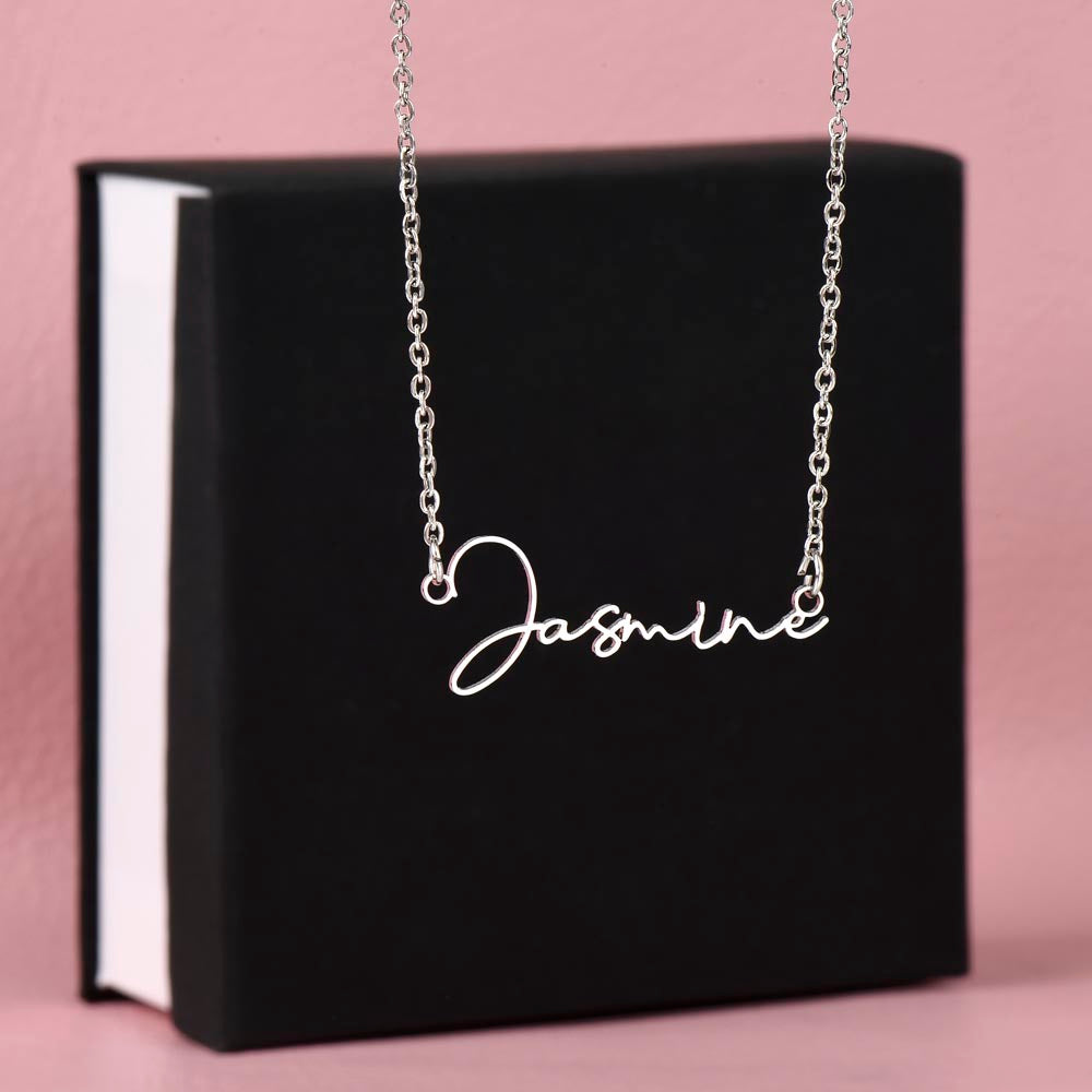 Custom Personalized Name Necklace – Signature Style Custom Name Necklace