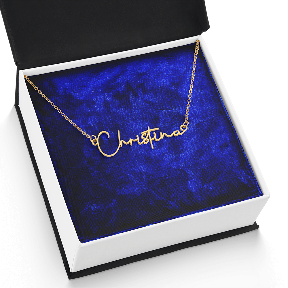 Custom Personalized Name Necklace – Signature Style Custom Name Necklace