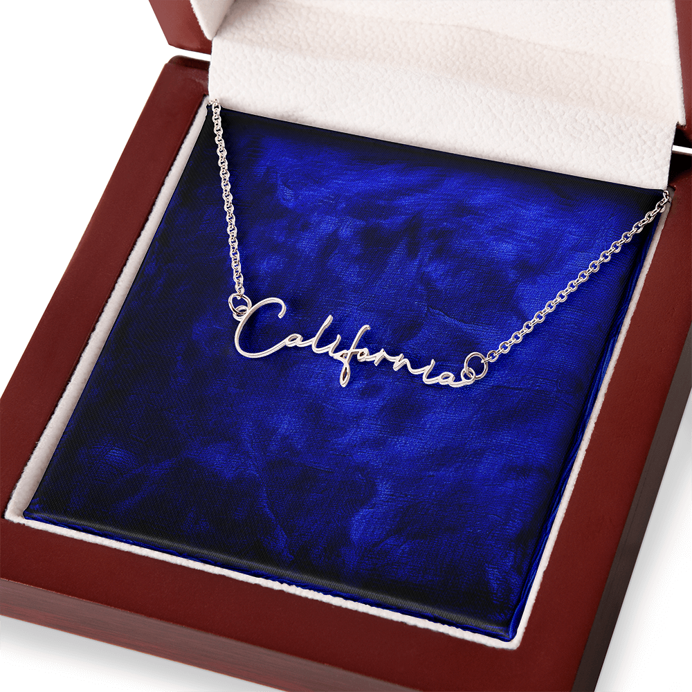 Custom Personalized Name Necklace – Signature Style Custom Name Necklace