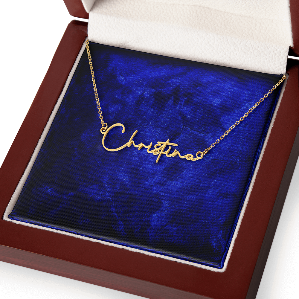 Custom Personalized Name Necklace – Signature Style Custom Name Necklace