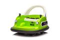 Bumper Car Green 12V Ride On For Kids 1.5-5 Years Old Remote 360 Spin 2WD Led