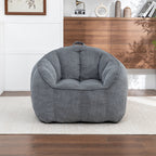 Giant Bean Bag Chair Sofa for Adults Teens, Comfy Corduroy Large Bean Bag Chairs with Armrests for Bedroom Living Room, Adult BeanBag Lazy Sofa Couch Chairs with Filler Included