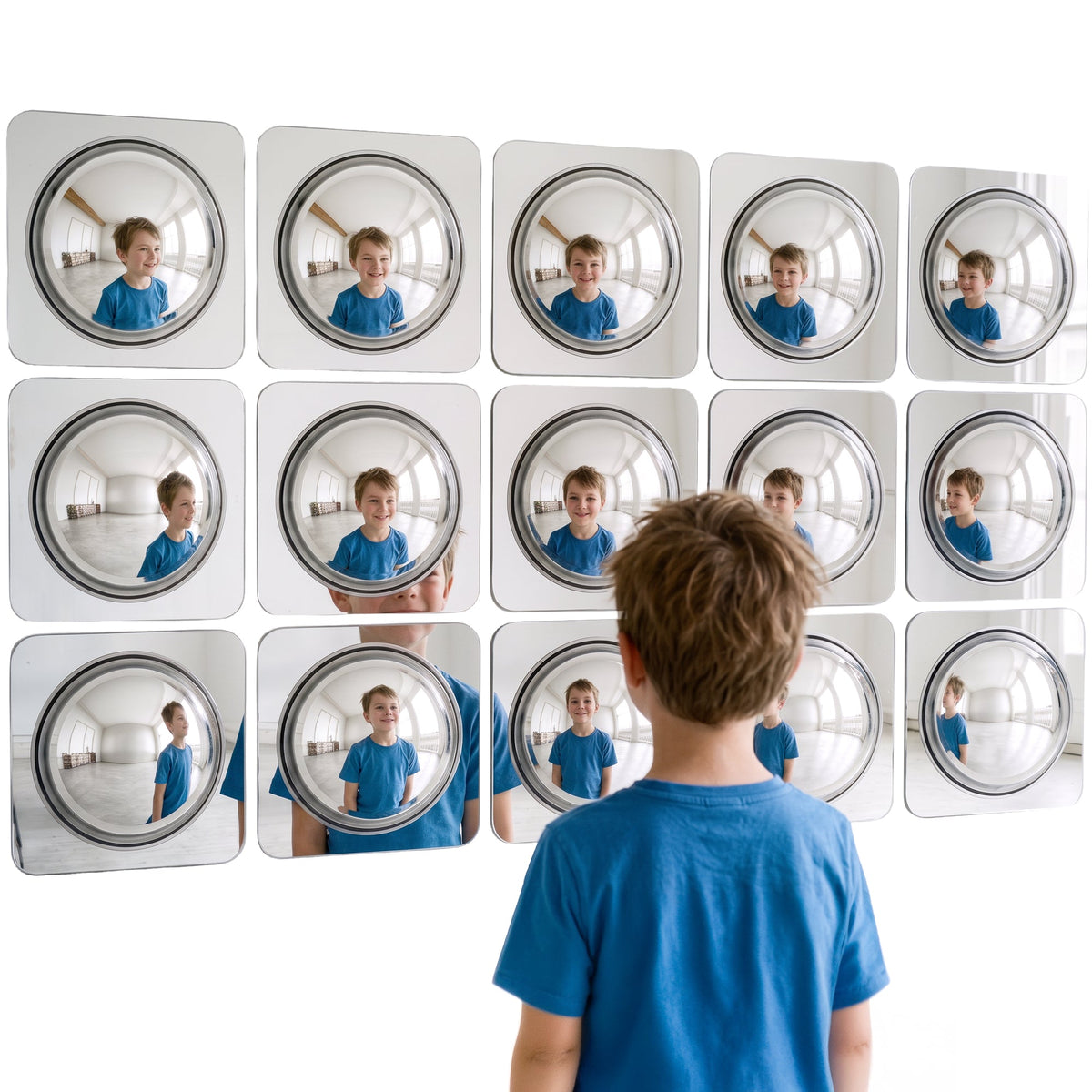 Special Supplies Sensory Bubble Wall Mirror - Interactive Acrylic Mirrors for Wall Decoration and Sensory Toys for Kids Classroom or Home -Sensory Room Decor -Visual, Tactile Stimulation