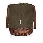 Coronado Canvas and Willow Basket Tote