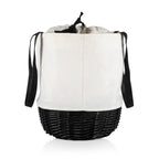 Coronado Canvas and Willow Basket Tote