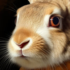 Majestic Royal Bunny Portrait - Whimsical Rabbit Art on Canvas for Home Decor from The Curated Goose