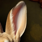 Majestic Royal Bunny Portrait - Whimsical Rabbit Art on Canvas for Home Decor from The Curated Goose