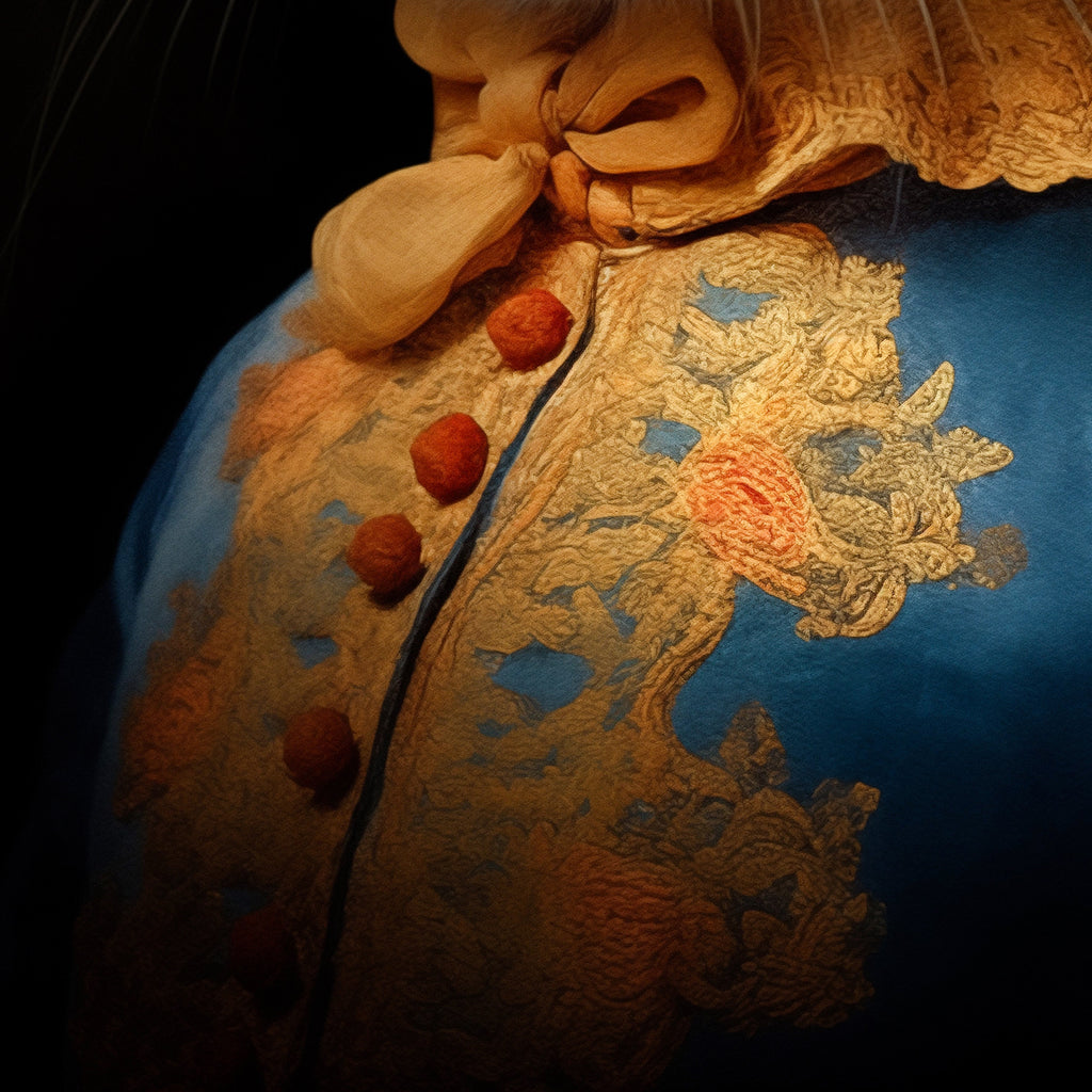 Majestic Royal Bunny Portrait - Whimsical Rabbit Art on Canvas for Home Decor