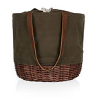 Coronado Canvas and Willow Basket Tote