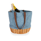 Coronado Canvas and Willow Basket Tote