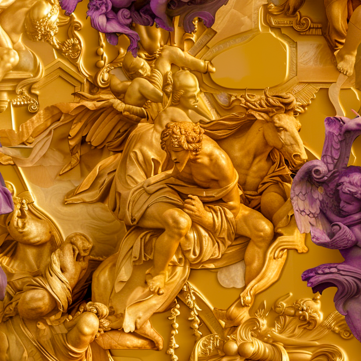 Renaissance Sculpture Relief Wrapping Paper Rolls