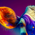 Faux Suede Pillow | Purple Cow Maximalist Decor Throw Pillow