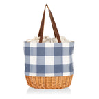 Coronado Canvas and Willow Basket Tote